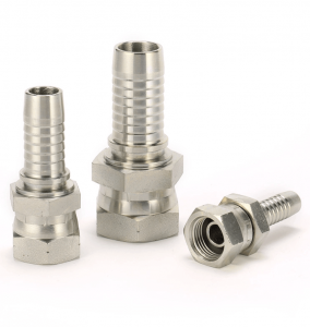 BSP STRIAGHT FEMALE HOSE INSERT (60° CONE) Needfitting 22611D Double Hex