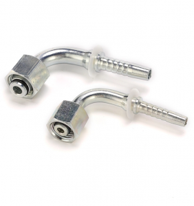 90°METRIC FEMALE 24°CONE.L.T.WITH  O-RING HOSE INSERT DIN3853 Needfitting 20491