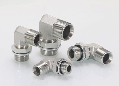 BSP MALE X BSP MALE O-RING 90° ELBOW  1BG9