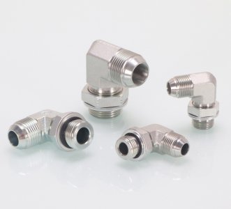 JIC MALE X BSP MALE O-RING 90° POSITIONAL FORGED ELBOW 1JG9OG