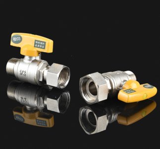 Brass union ball valve 3/4 inch water heater gas valve DN20/lpg switch valve/gas valve