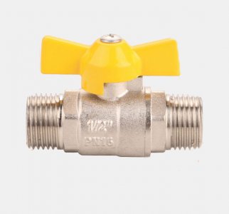 Male x Male Brass thickened 1/2inch gas valve ball gas valve