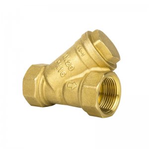 Brass Y-type pipe filter, air conditioning, heating and ventilation, 1/2 inch 3/4 inch and 1 inch