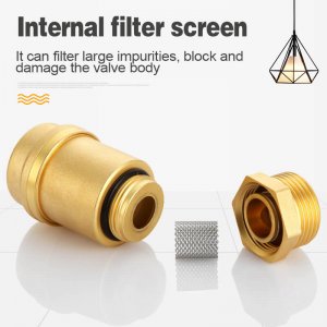 Brass Flat Port Exhaust Valve 1/2 inch 3/4 inch 1 inch