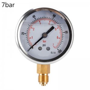 New GLYCERINE FILLED PRESSURE VACUUM COMPOUND GAUGES 68mm DIAL VAC to 10000 PSI BTM DN63 DN60
